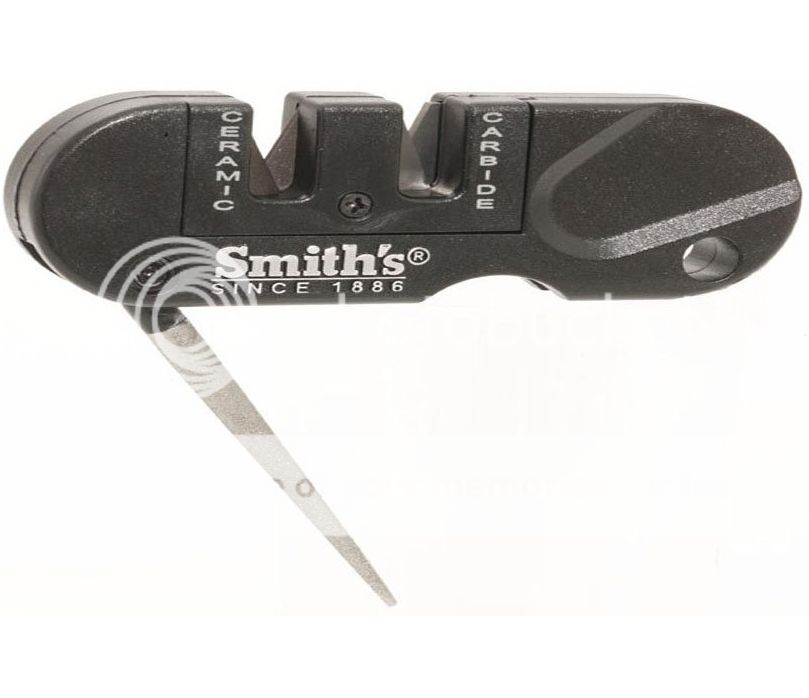 NEW SMITH'S PP1 POCKET PAL MULTIFUNCTION KNIFE SHARPENER DIAMOND ROD